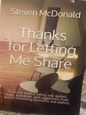cover image of Thanks for Letting Me Share